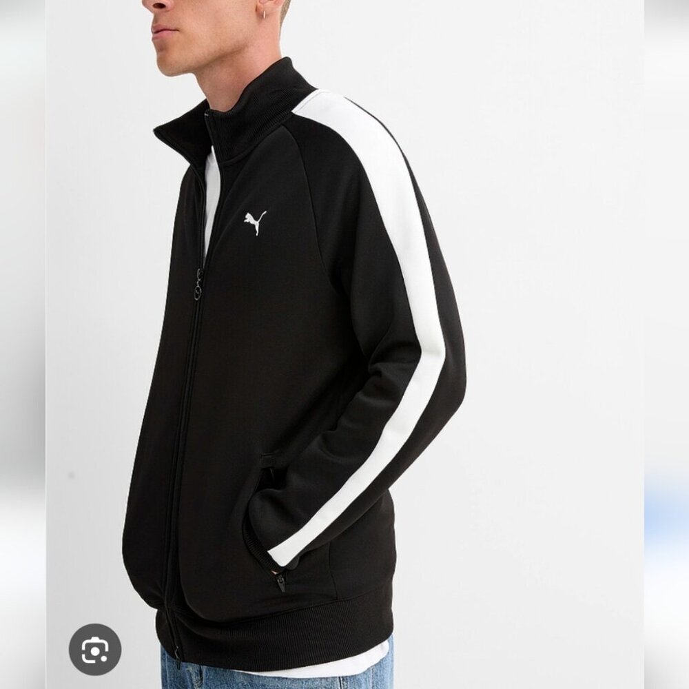 PUMA Men's Black & White Lightweight Jacket Limited Addition- M Great Condition